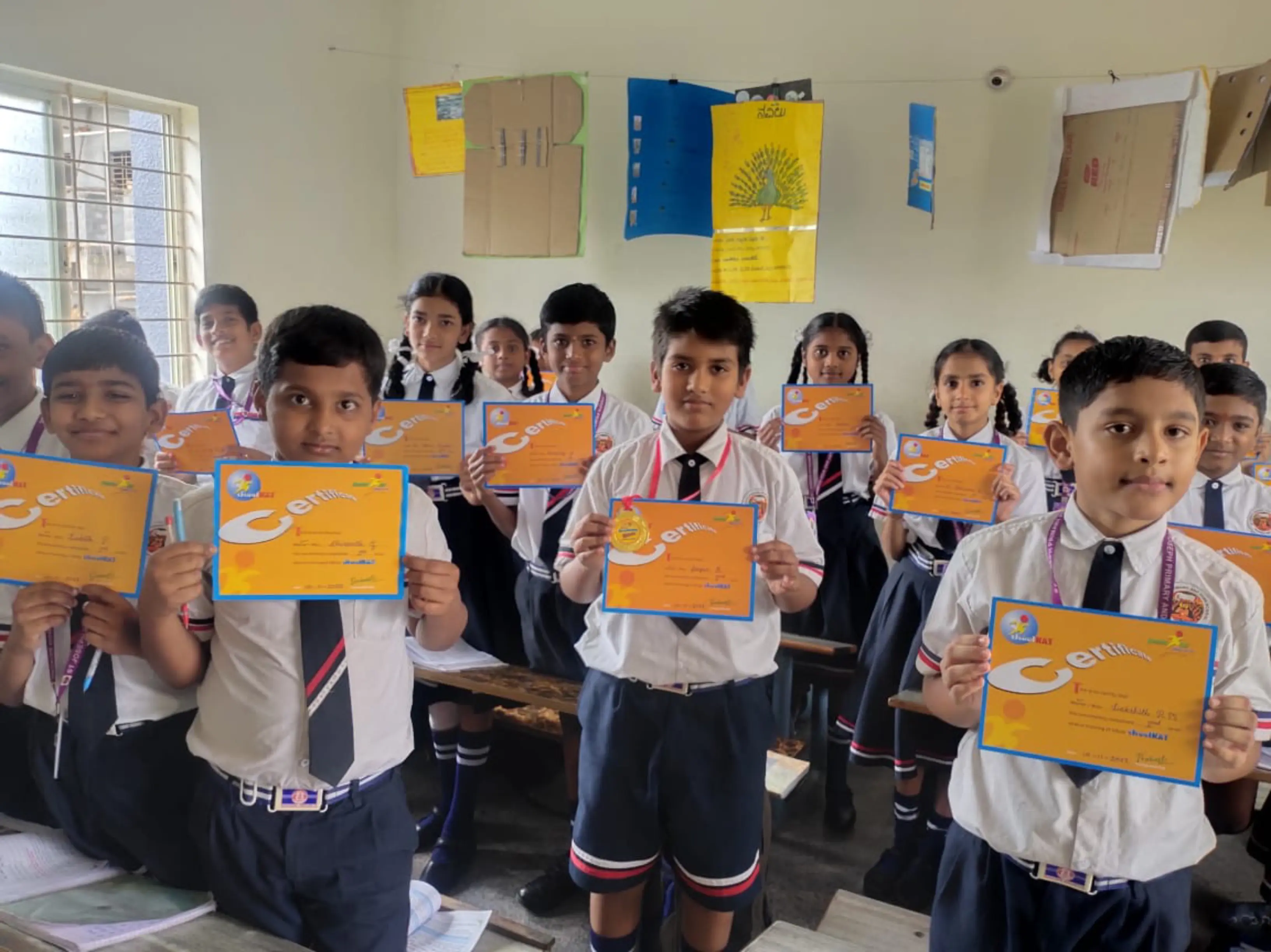 Students learning together